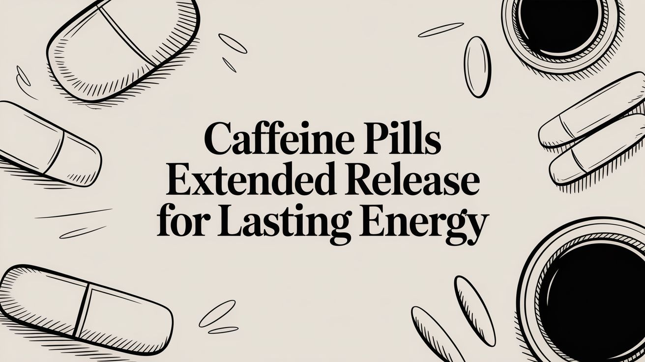 Caffeine pills extended release for lasting energy