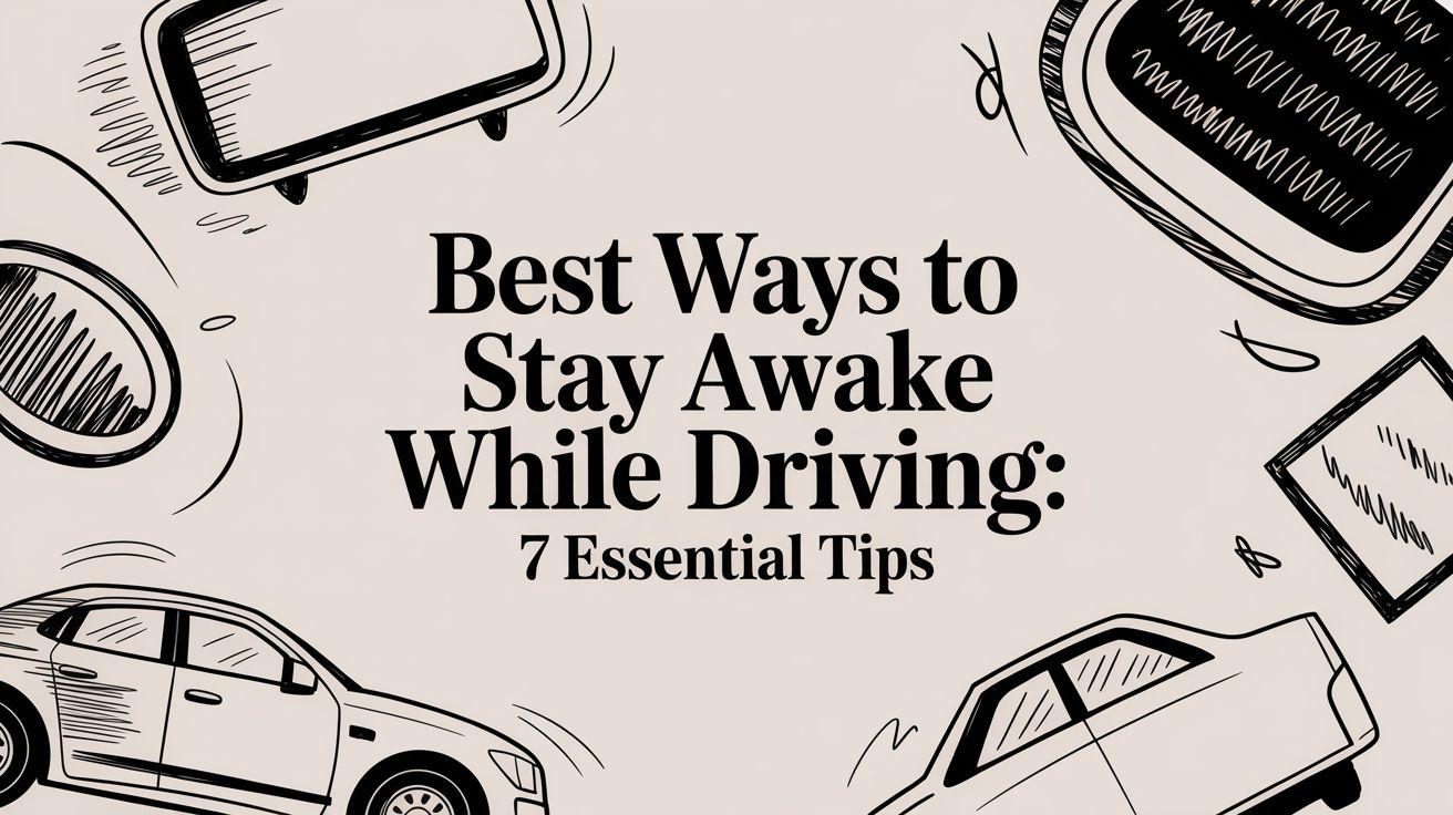 Best ways to stay awake while driving: 7 essential tips