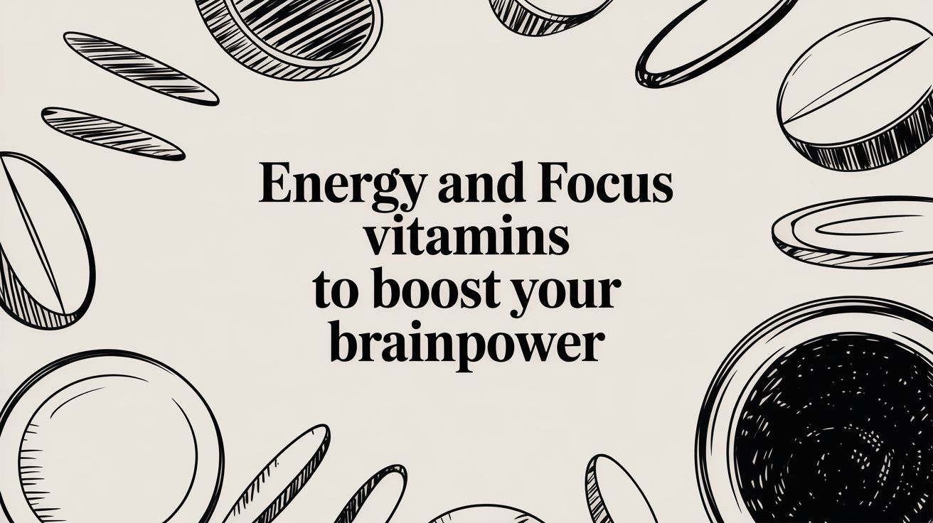 Energy and Focus Vitamins to Boost Your Brainpower
