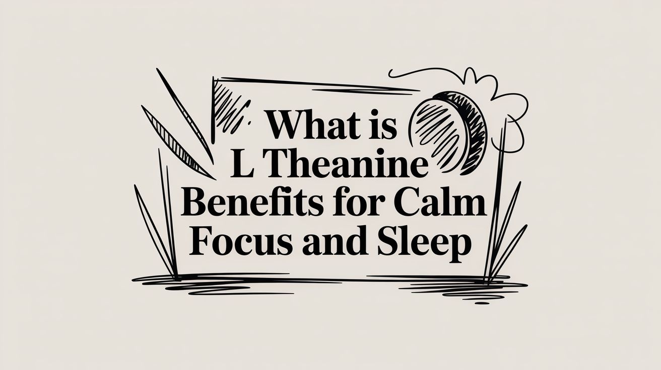 what is l theanine benefits for calm focus and sleep