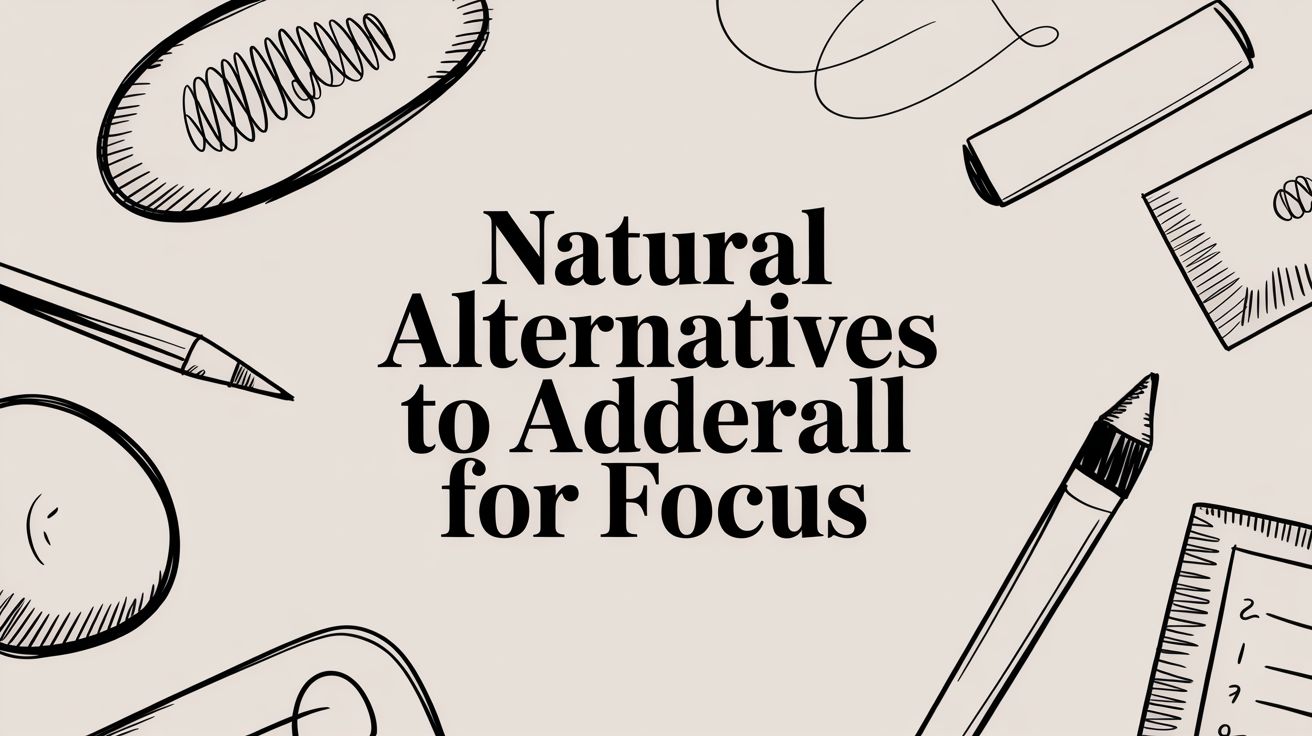 Natural Alternatives to Adderall for Focus