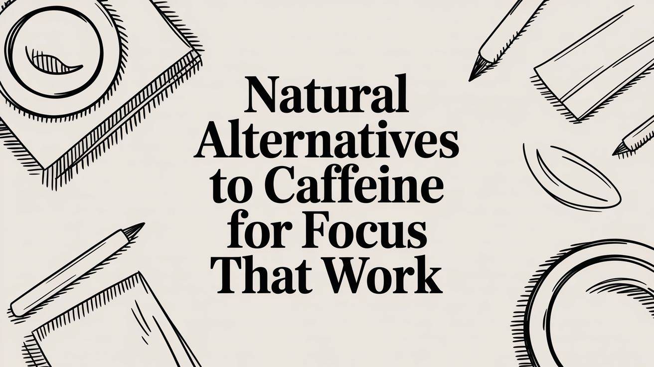 Natural Alternatives to Caffeine for Focus That Work