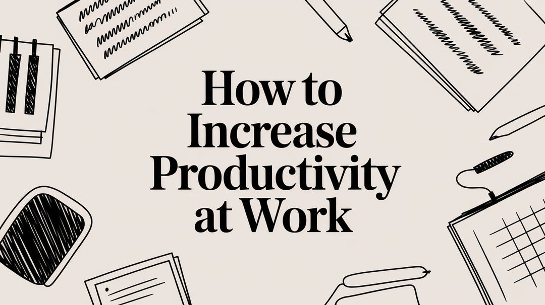 How to Increase Productivity at Work