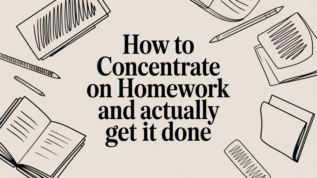 How to Concentrate on Homework and Actually Get It Done