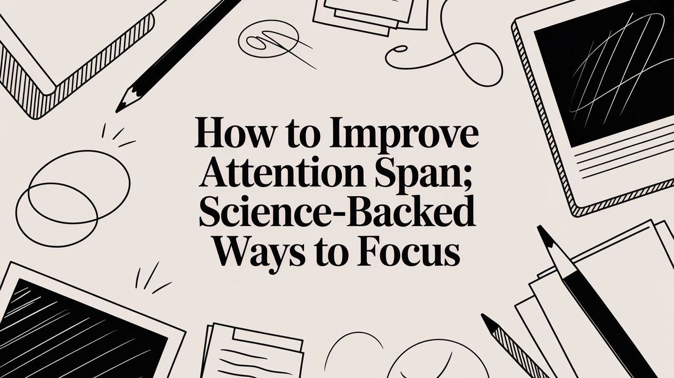 how to improve attention span: Science-Backed Ways to Focus