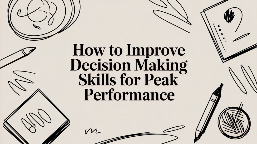 How to Improve Decision Making Skills for Peak Performance