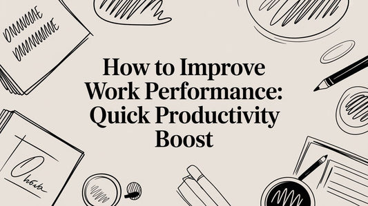 How to Improve Work Performance: Quick Productivity Boost