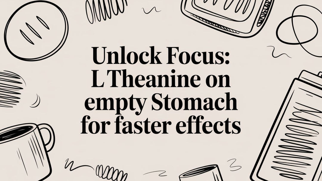 Unlock Focus: l theanine on empty stomach for faster effects