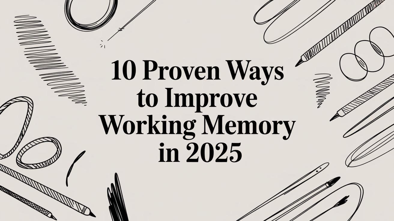 10 Proven Ways to Improve Working Memory in 2025