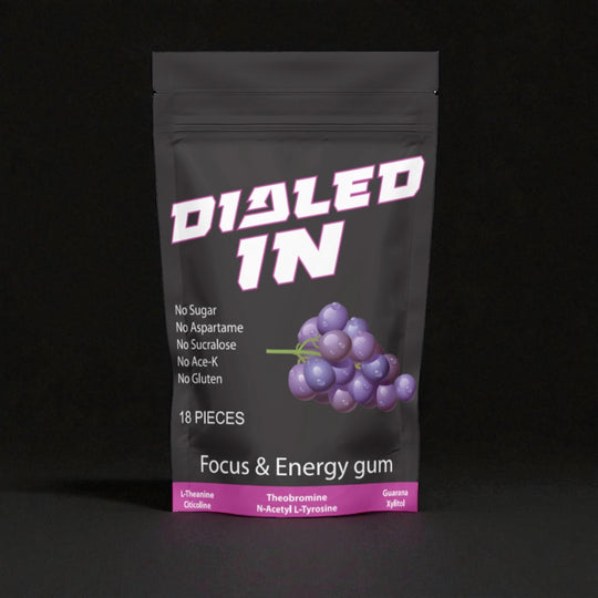 Dialed In Nootropic Focus and Energy Gum