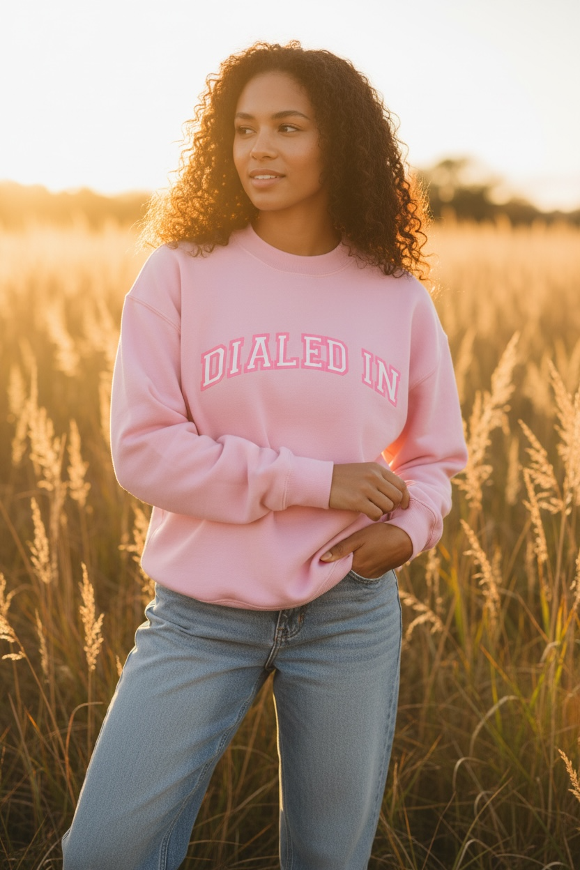 Dialed In Abercrombie Oversized Mock Neck Sweatshirt