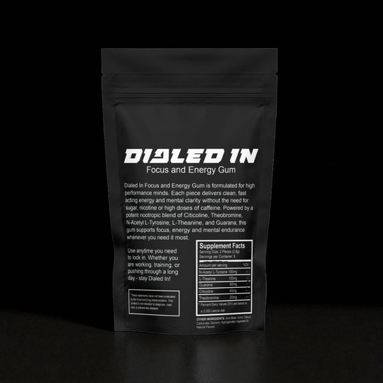 Dialed In Nootropic Focus and Energy Gum