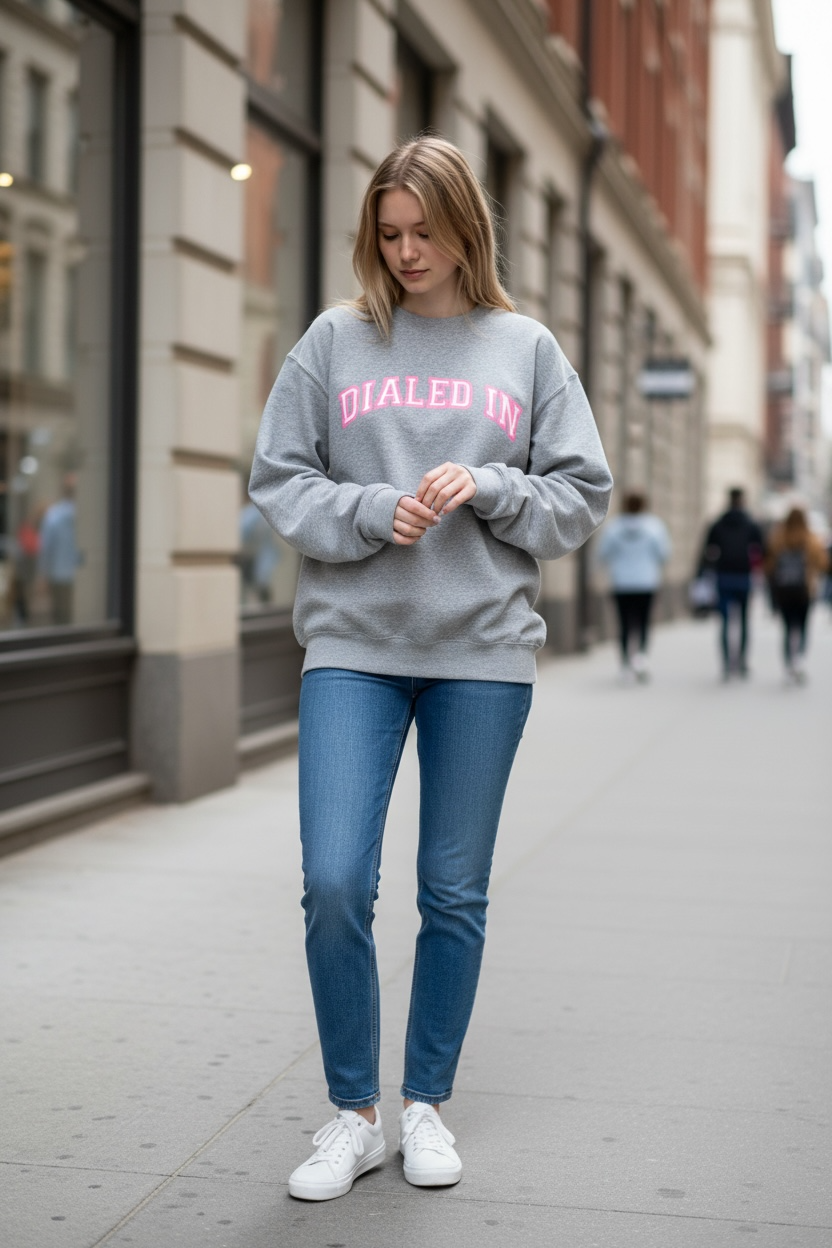 Dialed In Fabletics Oversized Mock Neck Sweatshirt