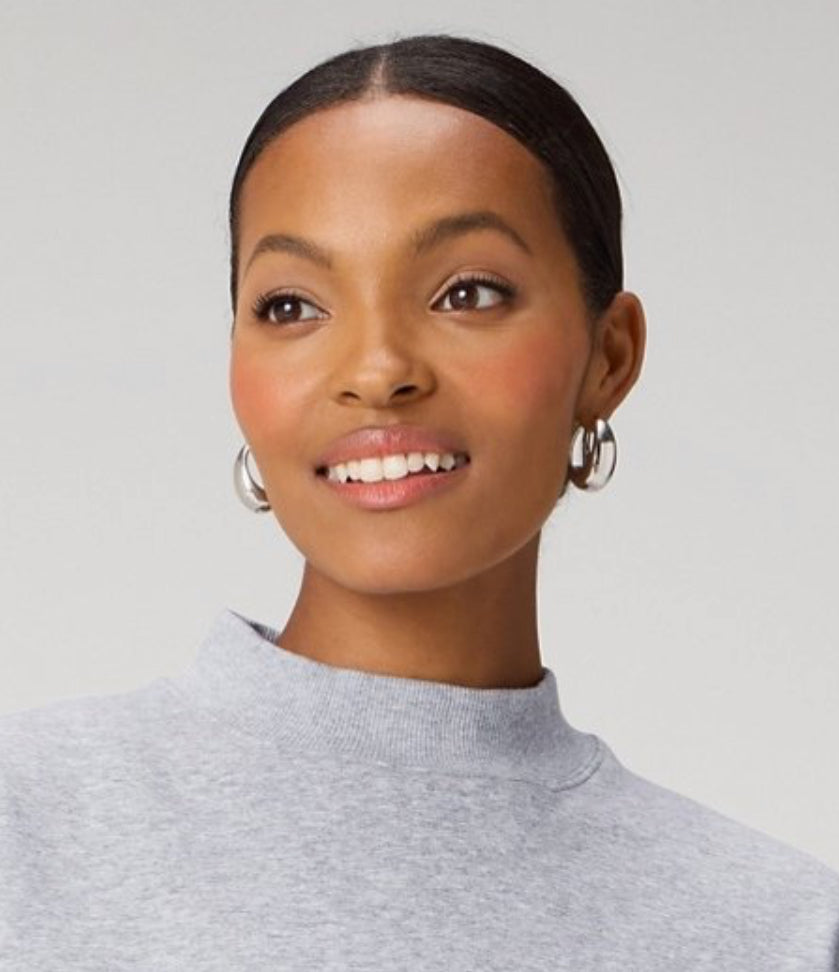 Dialed In Fabletics Oversized Mock Neck Sweatshirt