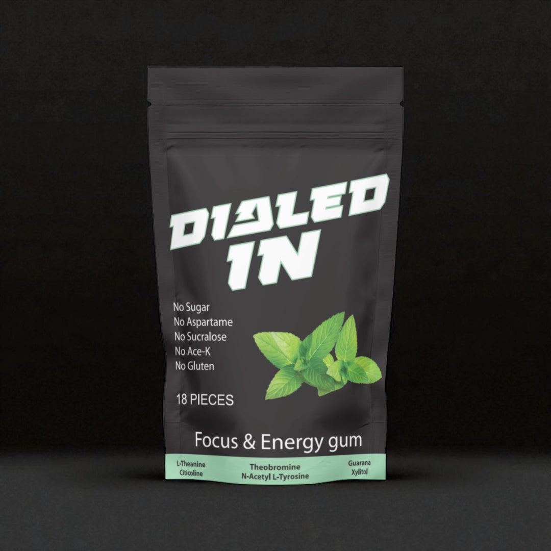 Dialed In Nootropic Focus and Energy Gum
