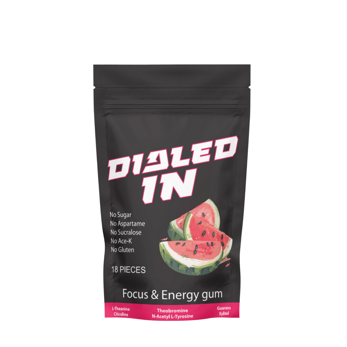 Dialed In Nootropic Focus and Energy Gum