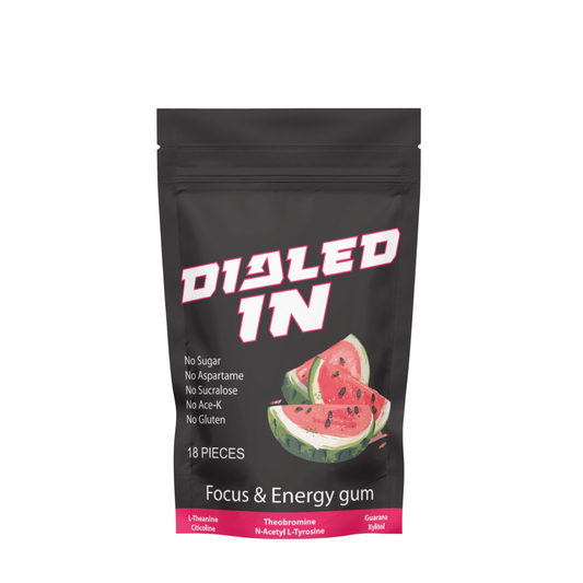 Dialed In Nootropic Focus and Energy Gum