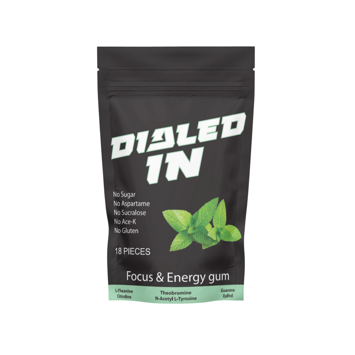 Dialed In Nootropic Focus and Energy Gum