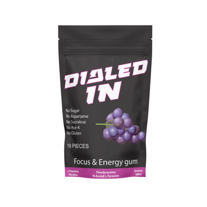 Dialed In Nootropic Focus and Energy Gum
